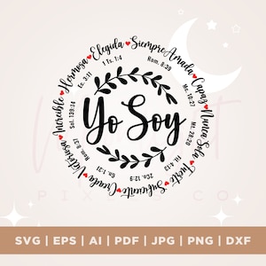Yo Soy Inspiracion SVG, Soy Inspiración svg, easter svg, En español, Versículo Bíblico SVG, Cricut, Inspiración Cristiana SVG, Descarga Instantánea