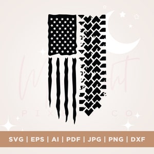Drapeau des États-Unis, Offroad Lover SVG, Véhicule tout-terrain, Camion 4 roues tout-terrain, Amérique, tout-terrain 4x4, Print Design, Cricut, Png, Svg, sublimation