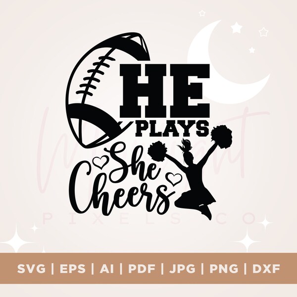 Football Player and Cheerleader Dad Etsy