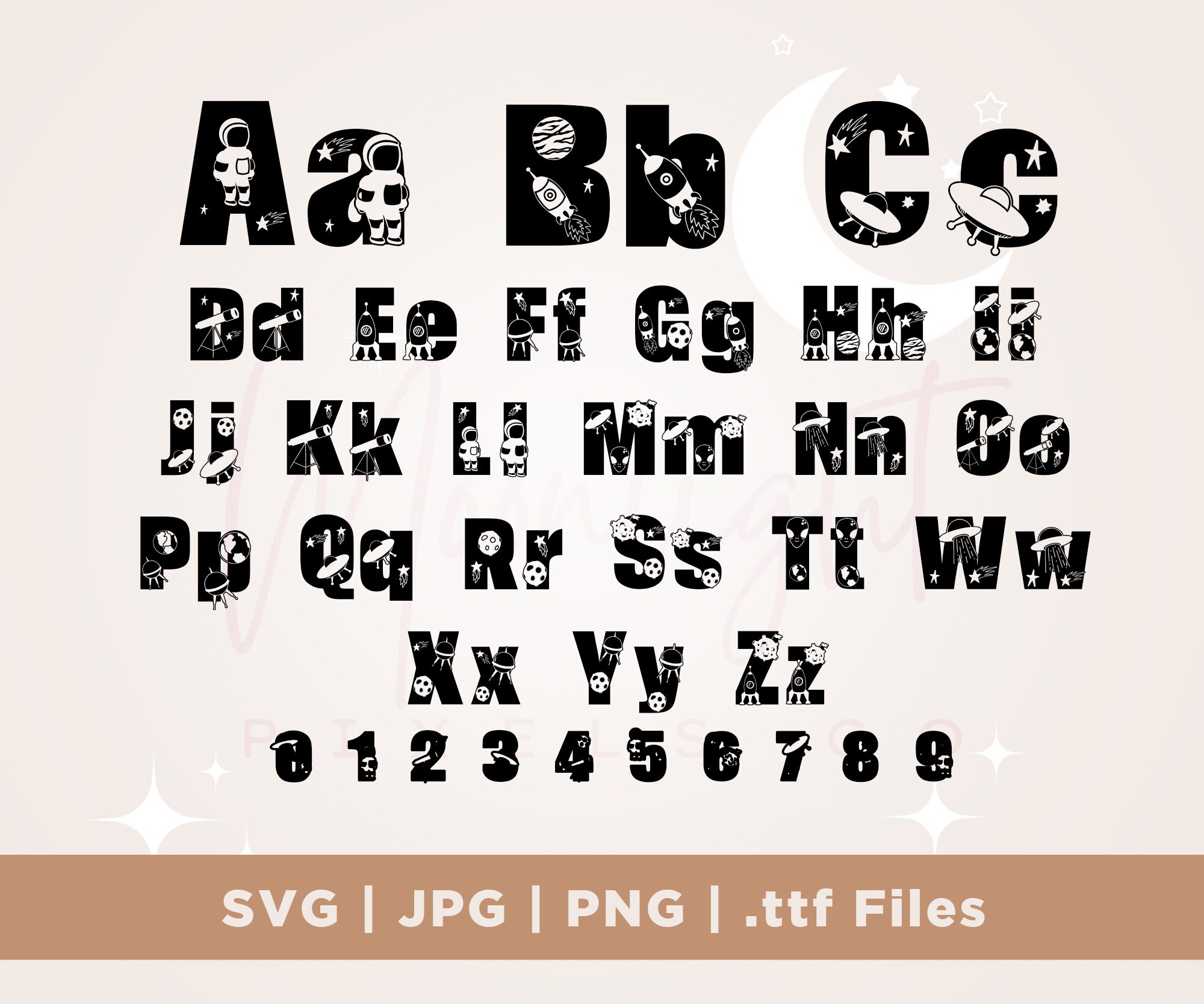 Buy Alien Alphabet Font Online In India - Etsy India