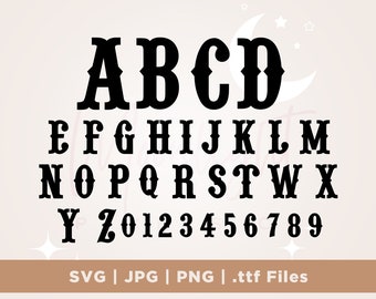 Cowboy Font ttf, Svg Files, Cowboy Font, Svg, Western Font, Wild West Font, Rancho Font, Cowboy Monogram ,Font Boy Font, Cowboy Script