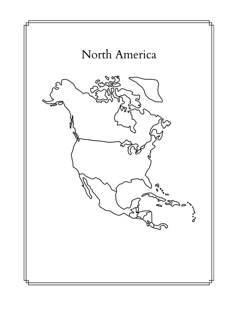 The World Map Coloring Book With Facts - Etsy