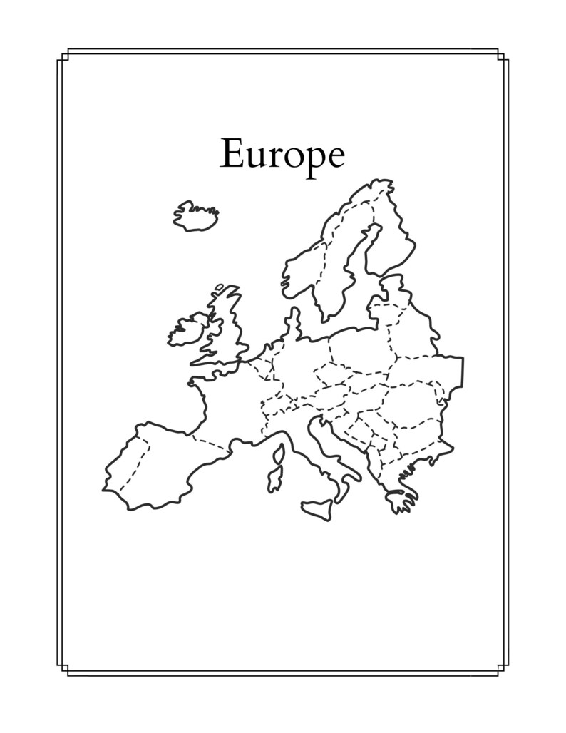 The World Map Coloring Book With Facts - Etsy