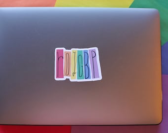 Colorful rainbow sticker, pride, LGBTQ | rainbow art | ROYGBV