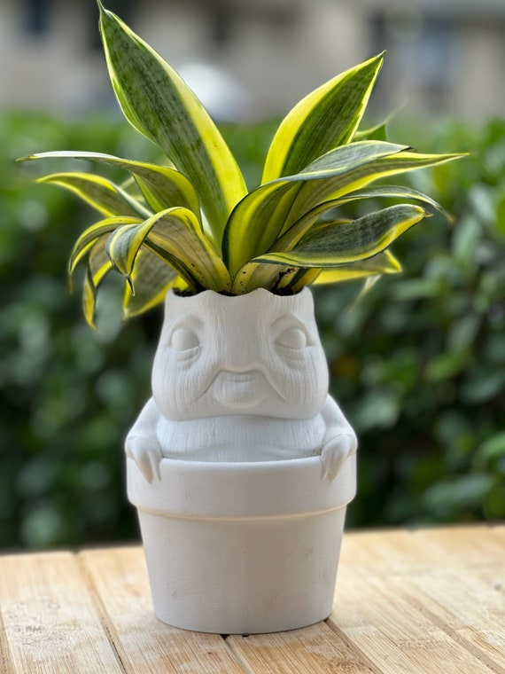 Mandrake 3D Printed Plant Pot Container - H Pot - Wizard Legacy