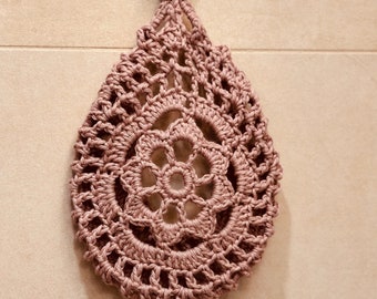 Hanging Crochet Soap Dish | Organic Cotton | Plastic-Free & Washable