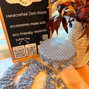 Reusable Bowl Covers | Organic Cotton | Eco-Friendly & Zero-Waste Kitchen Essentials