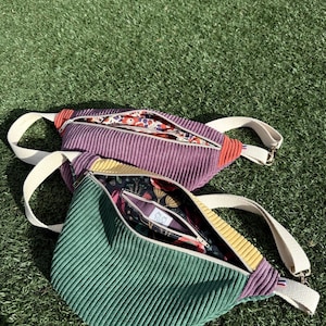 Handmade Crossbody Fanny Pack with Personalized Message Option