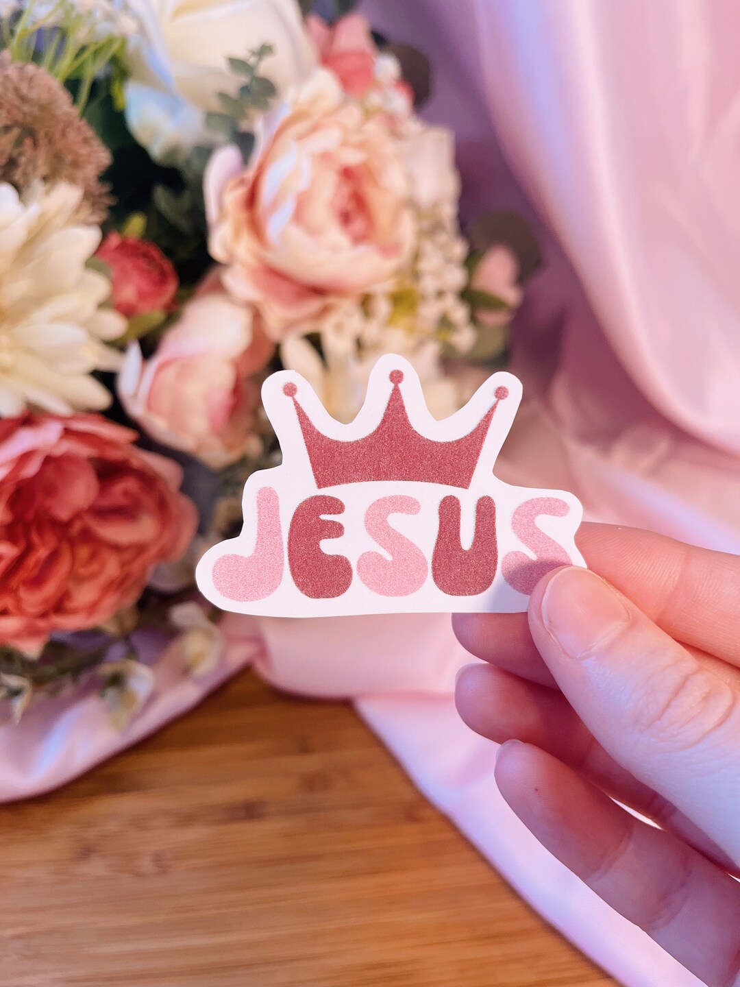 Jesus is King Sticker Etsy