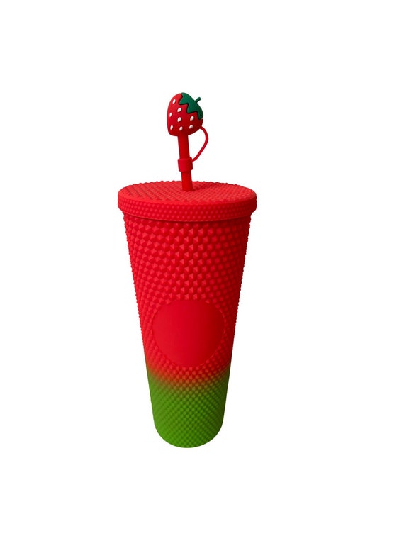 Kitchen, Red Pink Strawberry Stanley Cup Straw Cover