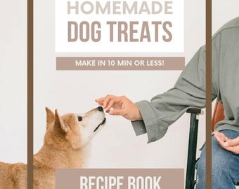 Recetas caseras de golosinas para perros. Descargar inmediatamente después de la compra.