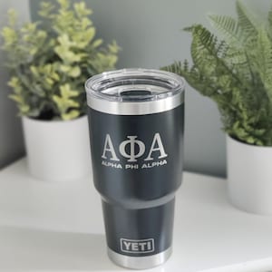 Alpha Phi Alpha Yeti Gravurbecher 30oz