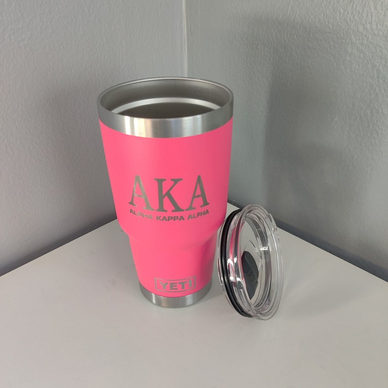 Alpha Kappa Alpha AKA Custom Engraved Yeti Tumbler 30oz - Etsy