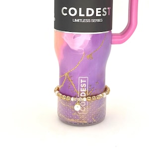 Coldest, Stanley and Yeti Boot Protector Set: Peony & Gold Star