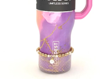 Coldest, Stanley and Yeti Boot Protector Set: Peony & Gold Star