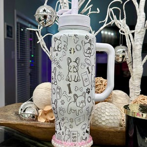 may include: Frenchie engraved cup, engraved Frenchie tumbler, Stanley engraved French bulldog cup, French bulldog tumblers, dog engraved tumbler, may include: Frenchie engraved cup, engraved Frenchie tumbler, Stanley engraved French bulldog cup, French bulldog tumblers, Stanley engraved french bulldog cup,