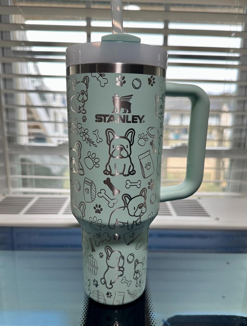 may include: Frenchie engraved cup, engraved Frenchie tumbler, Stanley engraved French bulldog cup, French bulldog tumblers, dog engraved tumbler, may include: Frenchie engraved cup, engraved Frenchie tumbler, Stanley engraved French bulldog cup, French bulldog tumblers, Stanley engraved french bulldog cup,