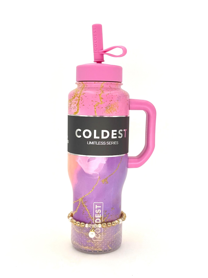 Coldest, Stanley and Yeti Boot Protector Set: Peony & Gold Star
