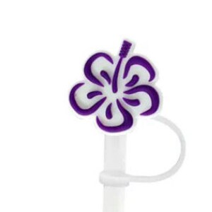 Flower Straw Topper, Stanley Straw Topper, hibiscus straw topper, flower straw cover