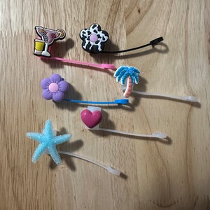 Flower Straw Topper, Stanley Straw Topper, hibiscus straw topper, flower straw cover, Mermaid Straw Topper, Stanley Straw Topper