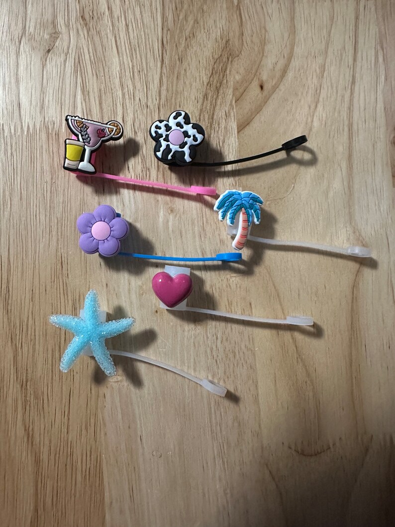 Flower Straw Topper, Stanley Straw Topper, hibiscus straw topper, flower straw cover, Mermaid Straw Topper, Stanley Straw Topper