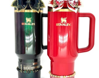 Stanley Glitter Bows and tumbler sets