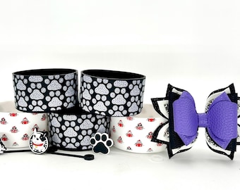 Silicone Boot French Bulldog: Daisy Paw Print - Frenchie/Stanley Cup