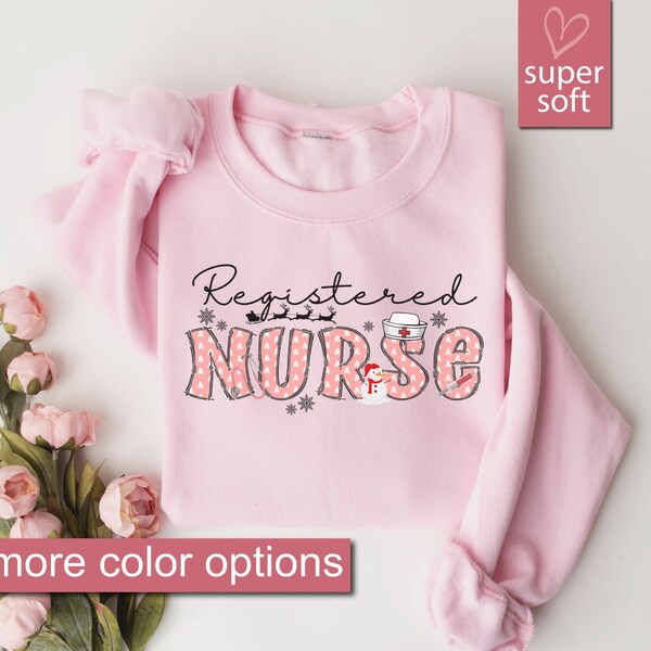 Regstered Nurse Sweater RN Sweatshrt Gft For Nurse Lfe | Etsy