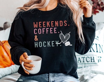 Hockey Mom Gifts, Hockey Gifts, Hockey Mom Sweatshirt, Game Day Hockey Sweatshirts, Hockey Mama Sweater Sports Mom Sweaters Mothers Day Gift