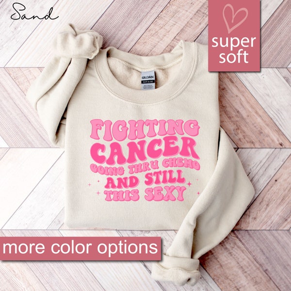 Cancer Gifts, Chemo Sweatshirt, Breast Cancer Sweatshirts, Encouragement Gift, Get Well Soon Sweaters, Gift For Cancer Awareness Sweater