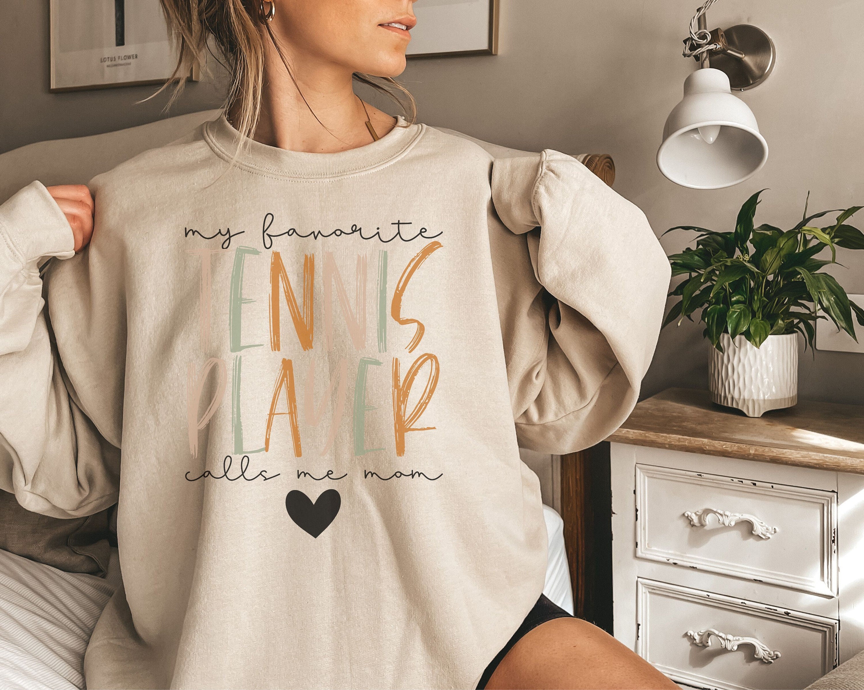 Tennis Gifts, Tennis Gift, Tennis Mom Sweatshirts, Game Day Tennis Sweatshirt Senior Tennis Mama Crewneck, Sports Mom Tee, Mothers Day Gift