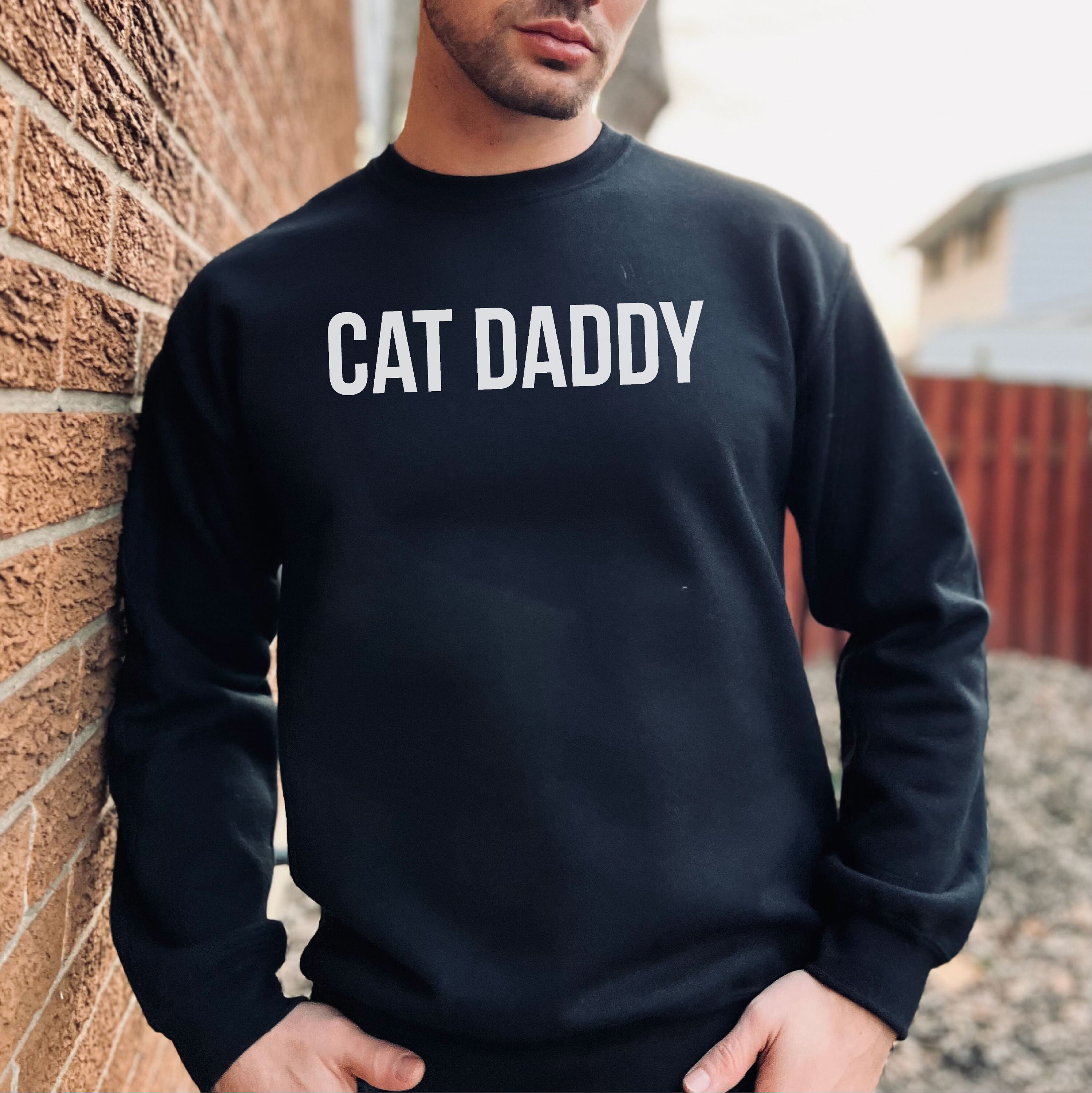 Katzenvater Sweatshirt, Katzenliebhaber Pullover, lustige Katzen Sweatshirts, Katzenvater, Katzenvater, Retro Pullover, Vatertagsgeschenk, Opa Geschenk