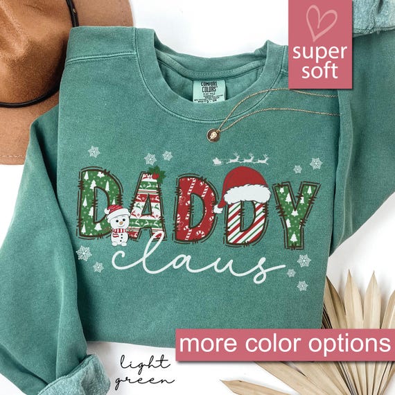 Felpa di Natale Comfort Colors® per papà, regalo di Natale per