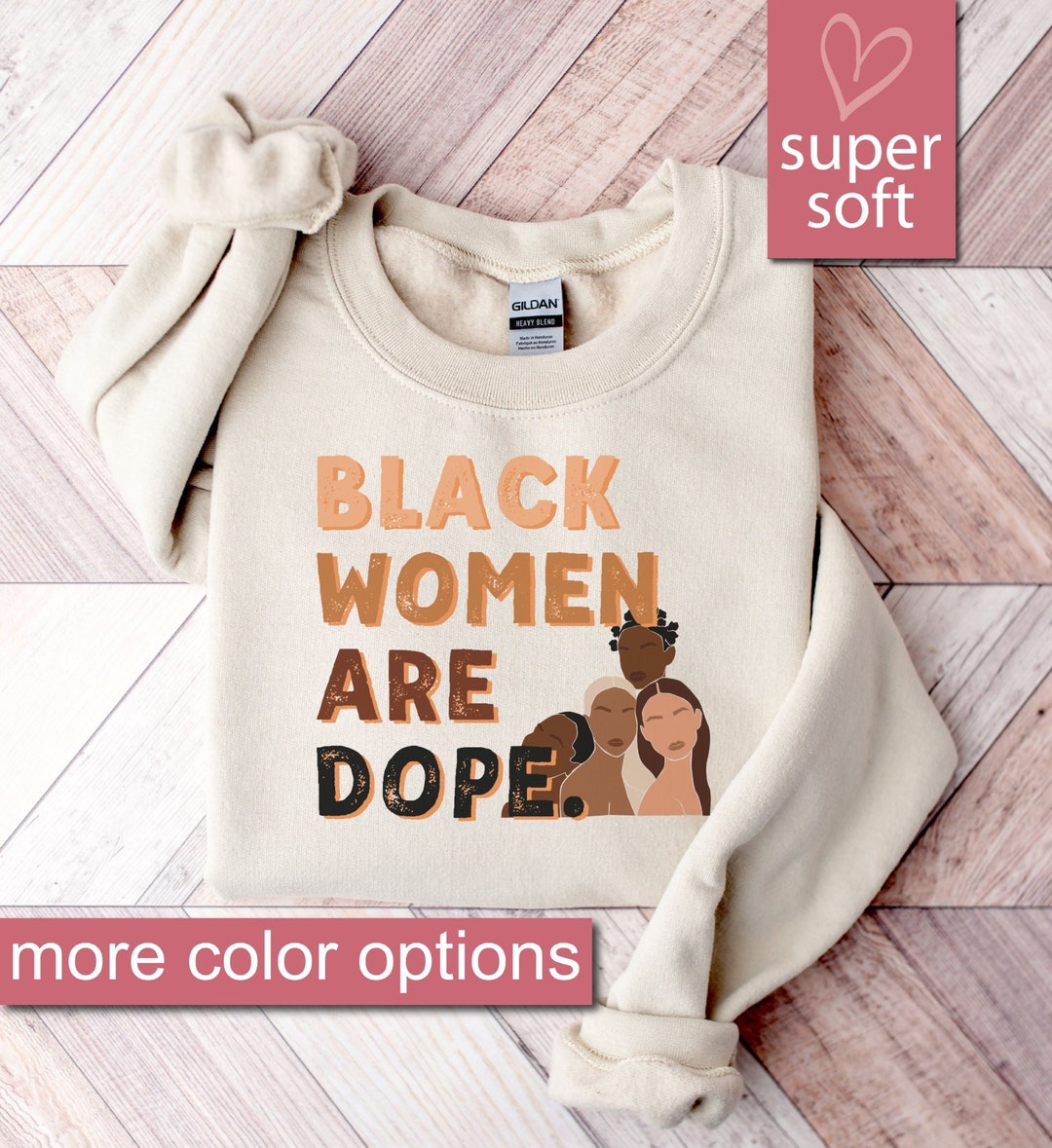 Black Women Are Dope Sweatshirt, Black Girl Sweatshirts, Black History ...