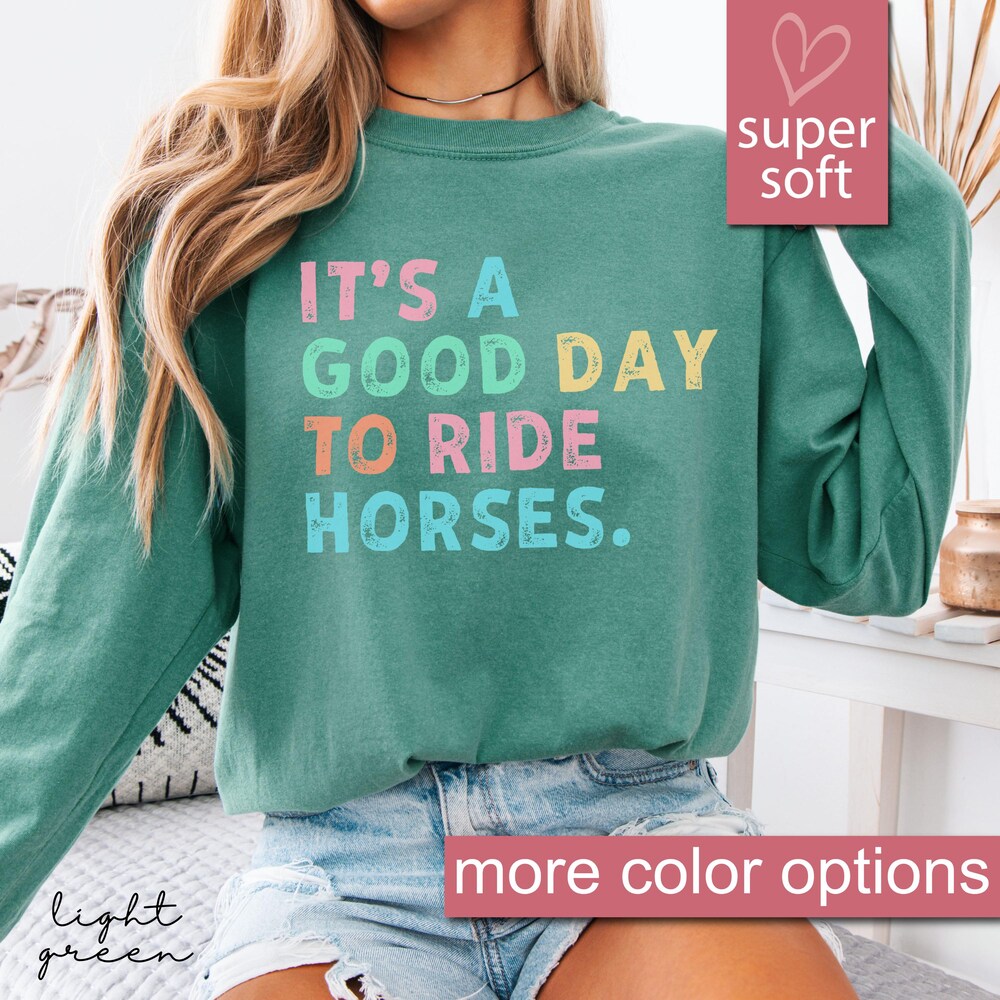 Comfort Horse Gift Long Sleeve Shirt, Horse Lover Long Sleeves Shirts, Horse Lovers Gift, Animal Lover Gift, Country Cowgirl Top Iconictees