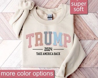 Trump Take America Back Sweatshirt, Donald Trump Sweatshirts, USA Pullover, Amerika Pullover, Politisches Geschenk,Politik Geschenke, Bunch Shirt