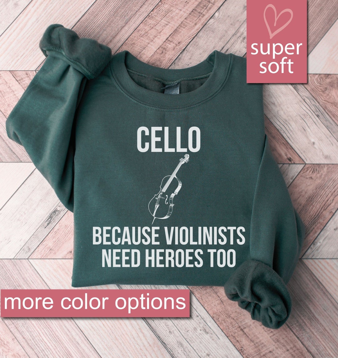 Cello Sweatshirt, Cello Gifts, Music Sweatshirt, Musical Sweater