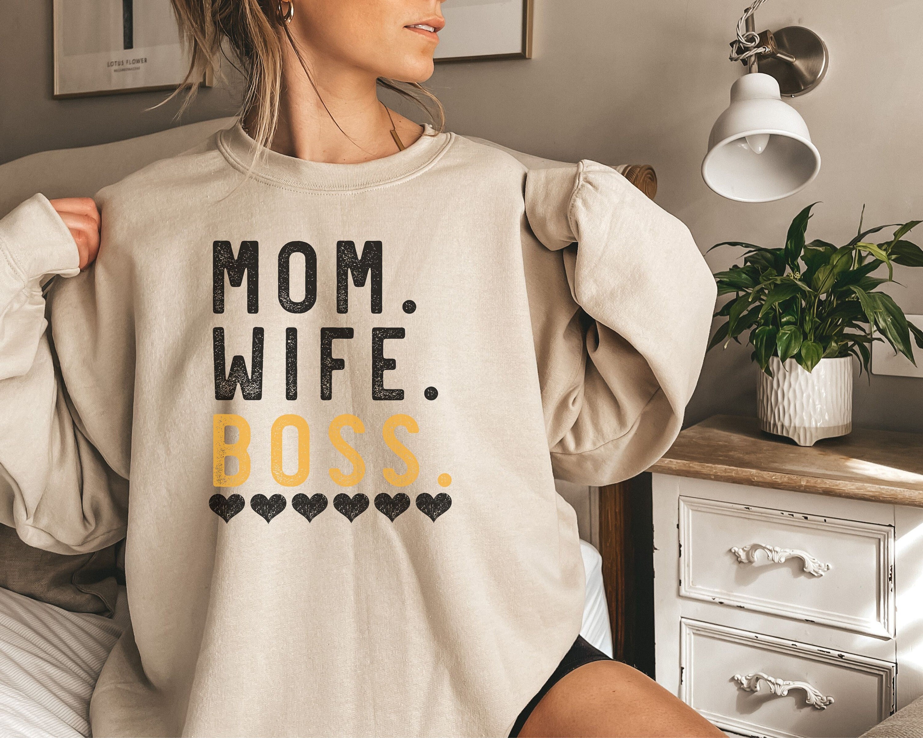 Mom Wife Gift Sarcastic Wife Sweatshirts Mothers Day Sweatshirt Funny Mom Sweater Mama Sweaters Mother Gift Mommy Anniversary Gifts Etsy