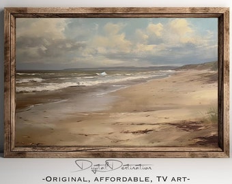 Samsung Frame TV Art. Original oil digital vintage painting. Can also be printed as wall art.