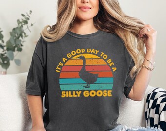 Silly Goose Shirt Silly Goose Comfort Colors Silly Goose TShirt Cute Goose Shirt Goose Lover Shirt Silly Goose Tee Funny Goose Shirt