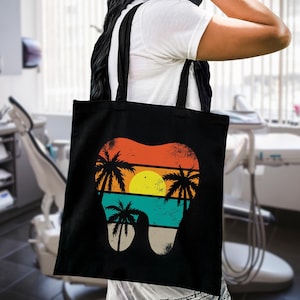 Dental Tote Bag Tooth Tote Bag Dental Team Gifts For Dental Hygienist Tote Bag Gift For Dentist Tote Bag Dental Hygiene Gifts RDH Tote Bag