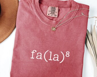 Christmas Math Teacher Shirt, Math Fa La La Shirt, Fa(La)8 T-Shirt, Comfort Colors Math Teacher Christmas Shirt, Gift For Math Teacher Tee