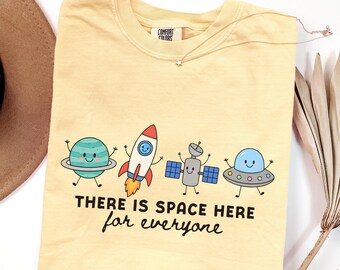 Comfort Colors Inclusion Teacher Shirt There Is Space Here For Everyone Shirt SPED Teacher Paraprofessional Autism Teacher Back To School