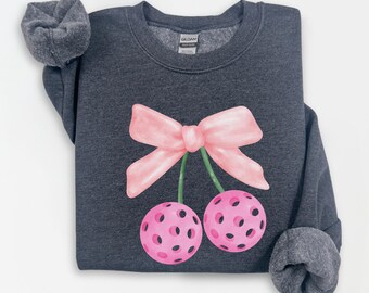 Coquette Pickleball Sweatshirt Pickleball Bow Shirt Pickleball Social Club Pickleball Queen Pickleball Girls Trip Gift For Pickleball Girly