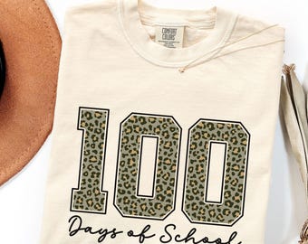 100 Days Of School Teacher Shirt One Hundredth Day Of School Celebration TShirt Comfort Colors 100 Day Party Tee 100th Day Teacher Gifts