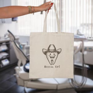 Dental Tote Bag Dental Hygiene Gift For Dental Assistant Appreciation Week Buccal Up Tooth Tote Bag Dental Hygienist Gifts Bulk Dental Gifts