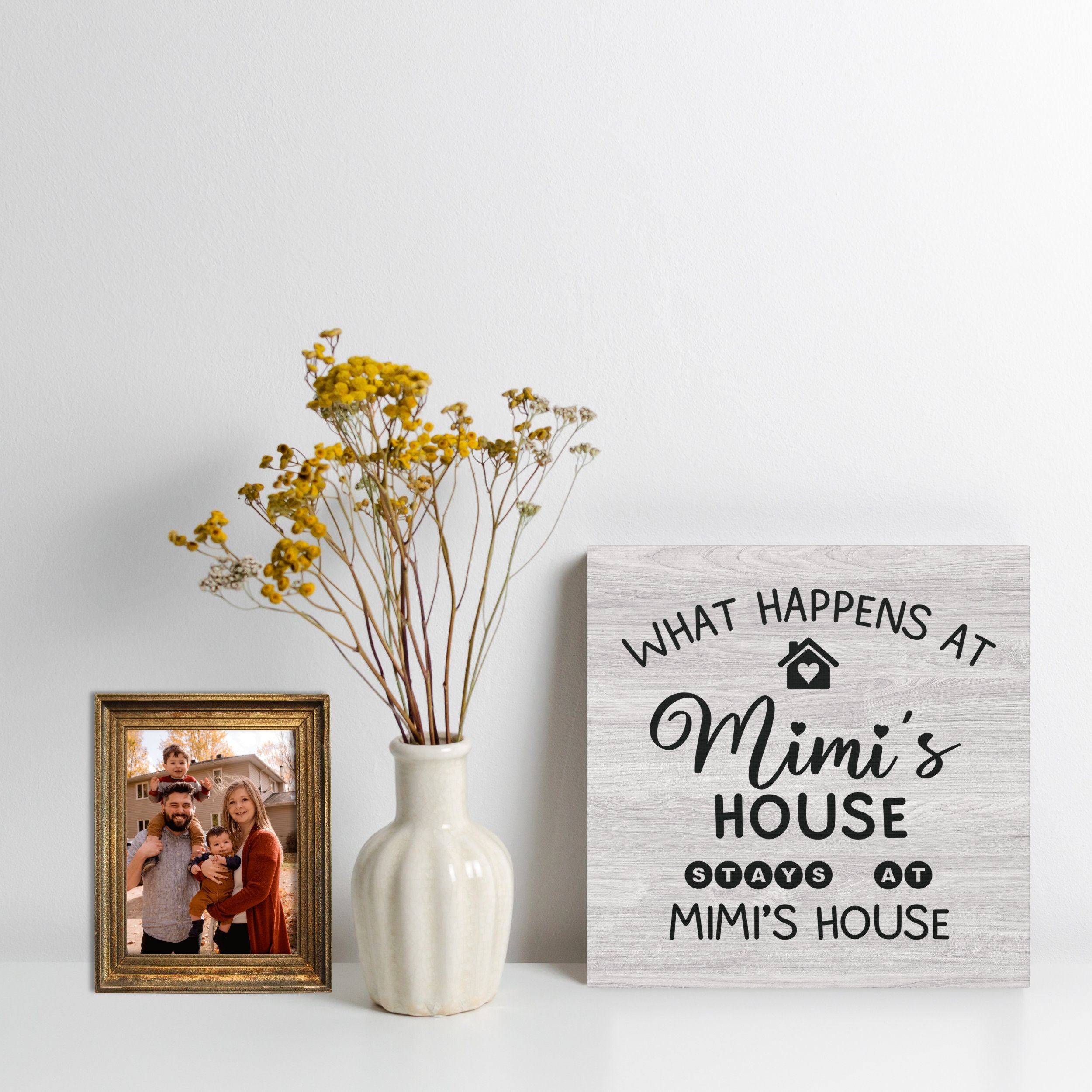 Mimi's In House Mimi Sign, Mimi Wall Art, Mimi's House Sign, Gift for Mimi Mothers Day ...