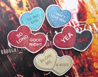 My Chemical Romance: Candy Heart Stickers Series 2