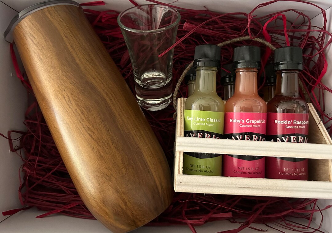 Cocktail Mixer Gift Box. Includes 6pack Cocktail Mixers Etsy