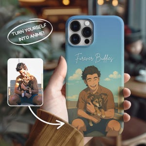 Personalized Ghibli-Style Portrait | Anime Art for Families, Couples & Pets, Anime From Photo, Custom Anime, Portrait for Gift, Anniversary